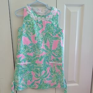 Lilly Pulitzer Pink and Green Floral Kids Top